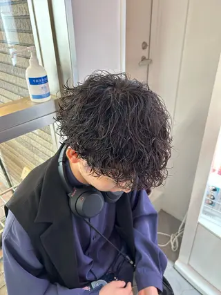 パーマ メンズ パーマ支持率No.1 ❤️‍🔥安成弾のヘアスタイル