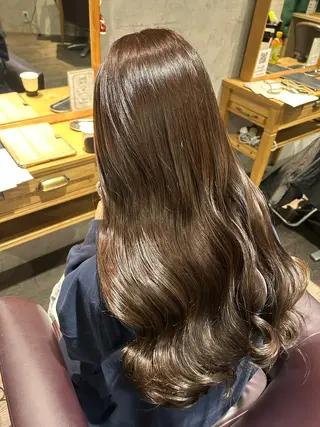 ロング パーソナルカラー 診断🍀マリンのヘアスタイル