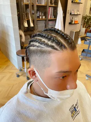 メンズ エクステ指名No.1 【店長】橘田のヘアスタイル