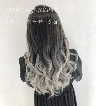 ロング カラー シールエクステ/渋谷 ／ギャル/LIALAのヘアスタイル