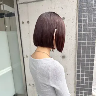 ミディアム 会田有紀 /切りっぱなしボブのヘアスタイル