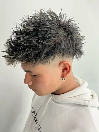 ショート カラー パーマ メンズ 坂本響 メンズカット/パーマのヘアスタイル