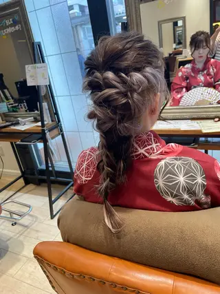 ロング 亀川蓮 Agu hairのヘアスタイル