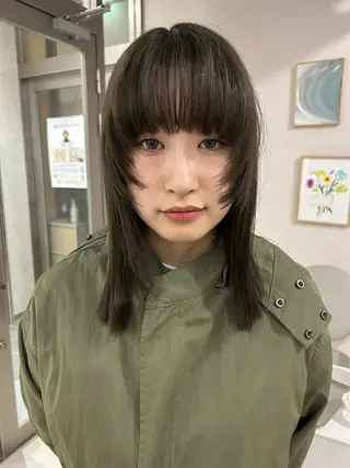 ミディアム aika/パーマ/ ショート/伏見のヘアスタイル