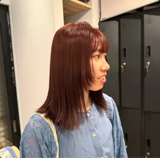 カラー Revie  hair所属・Hiyori/透明感 矢場町/栄のヘアスタイル