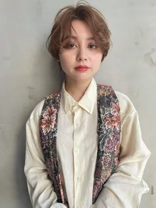 ショート 瓜谷 亮磨のヘアスタイル