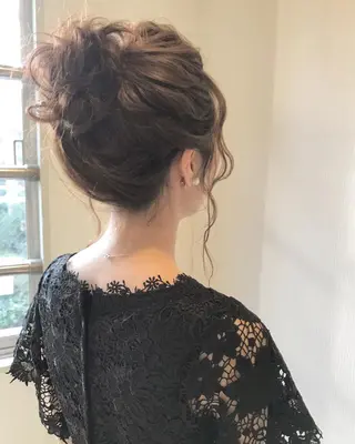 ミディアム ヘアアレンジ 店長 ✂️ムラカミ キラリのヘアスタイル