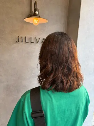 ミディアム パーマ N°jillva/ /小坂奈々のヘアスタイル