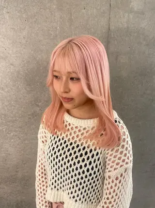 セミロング LINDO TOKYO 梅田店所属・梅田美容師 nao🐈‍⬛のヘアスタイル