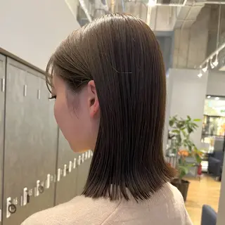 ミディアム 暖色/ボブ/吉岡美音 GIEN NU茶屋町のヘアスタイル