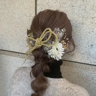 ロング ヘアアレンジ まろやかカラー🤎 みなとまほのヘアスタイル