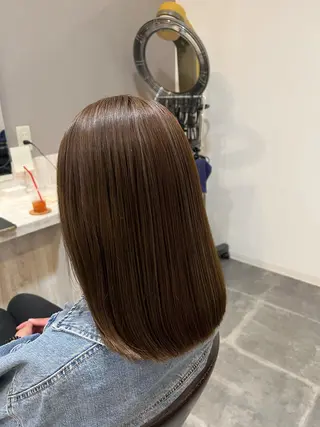 ミディアム まとまるツヤ髪カット ┆たんげ なるみのヘアスタイル
