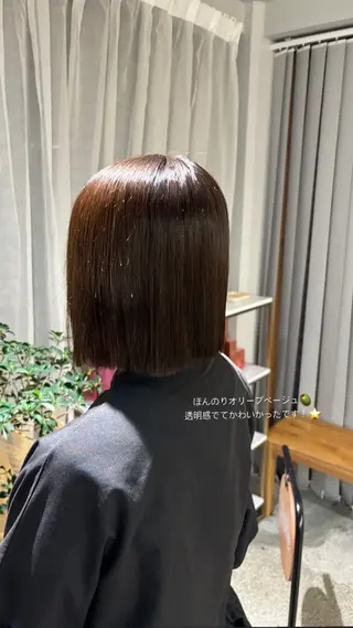 ショート カラー cipre 萌乃のヘアスタイル