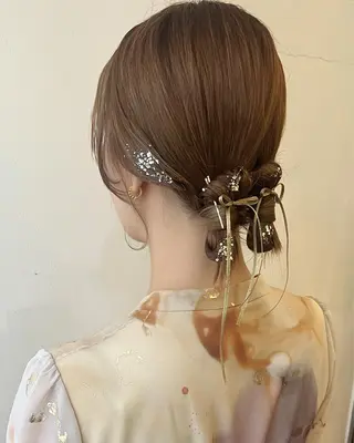 ミディアム ヘアアレンジ ⭐️ アユミ⭐️のヘアスタイル