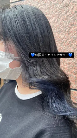 ロング ♡🎀垢抜け透明感 カラーaomi🐇♡のヘアスタイル