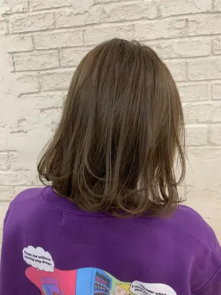 ミディアム 🇺🇸ハイライト特 化美容師🇺🇸漆沢のヘアスタイル