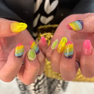 ネイル 栗田 ゆう子のネイルデザイン