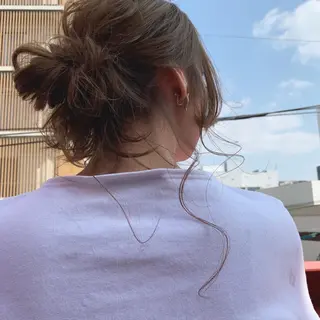 ロング ヘアアレンジ 上川 美幸のヘアスタイル