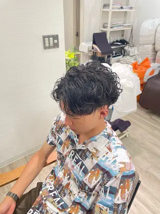ショート パーマ メンズ 【髪質改善サロン】 🌟だいち🌟のヘアスタイル