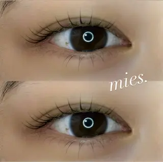 マツエク・マツパ miesnails.by eyelash所属・田中 里奈のマツエク・マツパデザイン