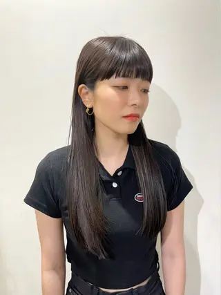 ロング 平 一裕のヘアスタイル