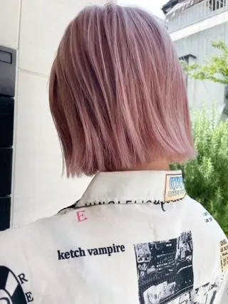 ショート 暖色/透明感カラー tsugu💞のヘアスタイル