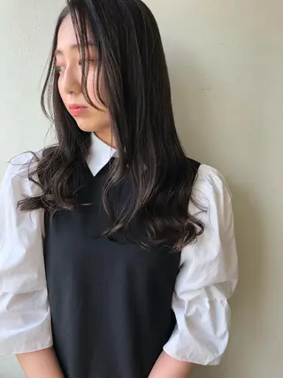 セミロング 🌻韓国風ヘア🌻 ✨🌷ナナコ🌷のヘアスタイル