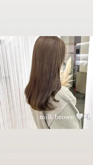 セミロング カラー ParveMix /石田 佳澄🩶のヘアスタイル