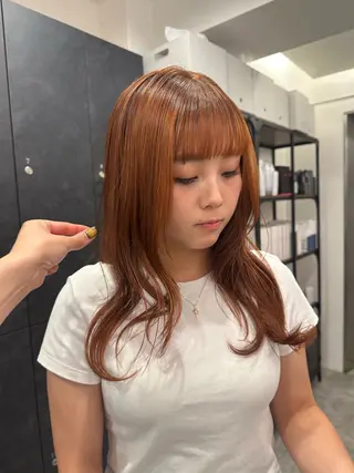 ロング カラー 銀座 / シマムラミホのヘアスタイル