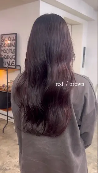 ロング SCEN所属・田中 千尋のヘアスタイル