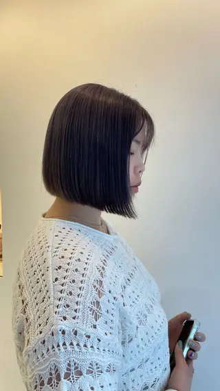 ミディアム 艶髪/髪質改善 【熊野隼人】のヘアスタイル