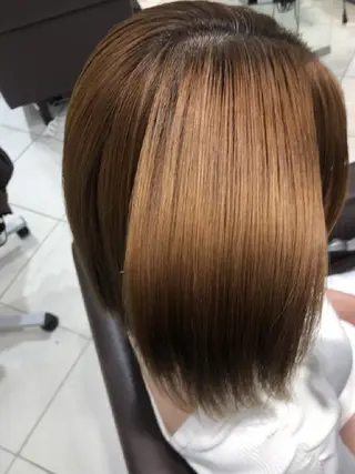 パーマ ミディアム 知念 香トータル ビューティー🌷のヘアスタイル