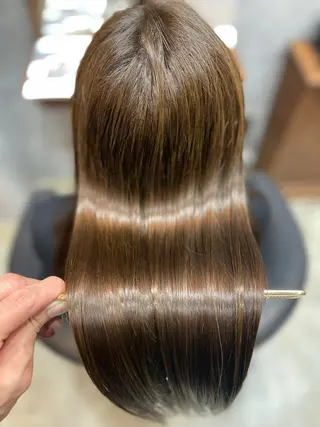 ロング 竹川菜海 /髪質改善/縮毛矯正のヘアスタイル