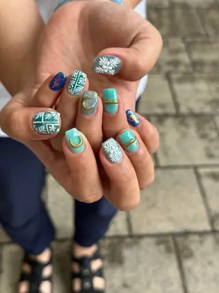 ネイル nail salon  ∞ mikanal ∞所属・nailsalon ∞ ﾐｶﾅﾙ ∞のネイルデザイン
