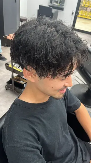 パーマ メンズ men's salon First天王寺店所属・First天王寺店 西郡   涼のヘアスタイル