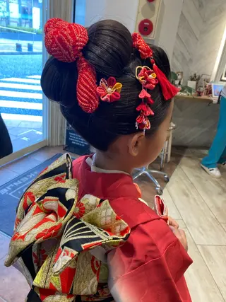 ヘアアレンジ 白髪ぼかしハイライト 着付けヘアアレンジのその他イメージ