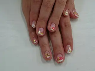 ミディアム セミロング ネイル nail salon Blancのネイルデザイン