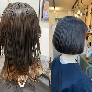 ショート カラー SUN GLOW  サングロウ所属・水素トリートメント／ 髪質改善/ナカノメのヘアスタイル