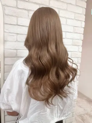 ロング カラー ヘアアレンジ ブリーチなし/ レイヤー🌿runaのヘアスタイル