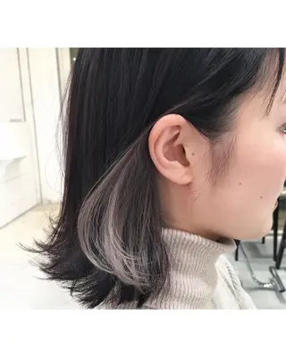 ミディアム LITTY所属・レイヤー/髪質改善 /山永圭介のヘアスタイル