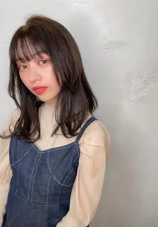 ミディアム レイヤーカット/ ブリーチカラー/雅人のヘアスタイル