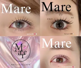 マツエク・マツパ Mare アイラッシュのマツエク・マツパデザイン