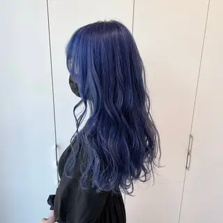セミロング カラー 🤍💕ブリーチカラ ーAyaka💕🤍のヘアスタイル
