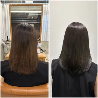 ミディアム カラー 山野愛子美容室銀座所属・銀座YUKINA🌙 カラーブリーチ🩷のヘアスタイル