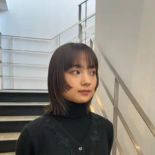 ミディアム カラー GO TODAY SHAiRE SALON 原宿本店所属・ボブ/レイヤー/ ハッシュカット/河内のヘアスタイル