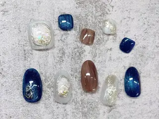 ネイル 佐藤 ニーナ★ラベンダーのネイルデザイン