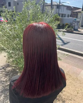 セミロング 柴原 佑果のヘアスタイル