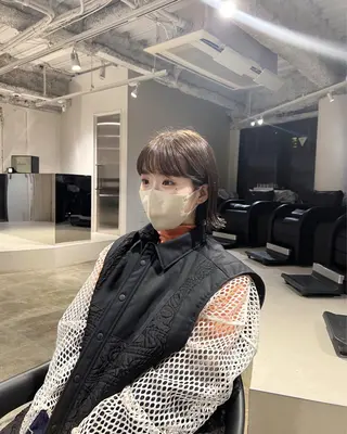 ミディアム 店長/レイヤーカット /大東悠生のヘアスタイル