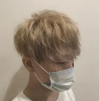 ショート カラー ヘアアレンジ メンズ 美容室sand 横浜のヘアスタイル