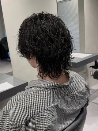 パーマ メンズ 🐺ウルフ /メンズ専門/そらのヘアスタイル